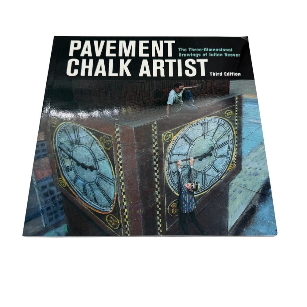 Pavement Chalk Artist Julian Beever 3D Drawings 3rd Edition Art Book 0228100771